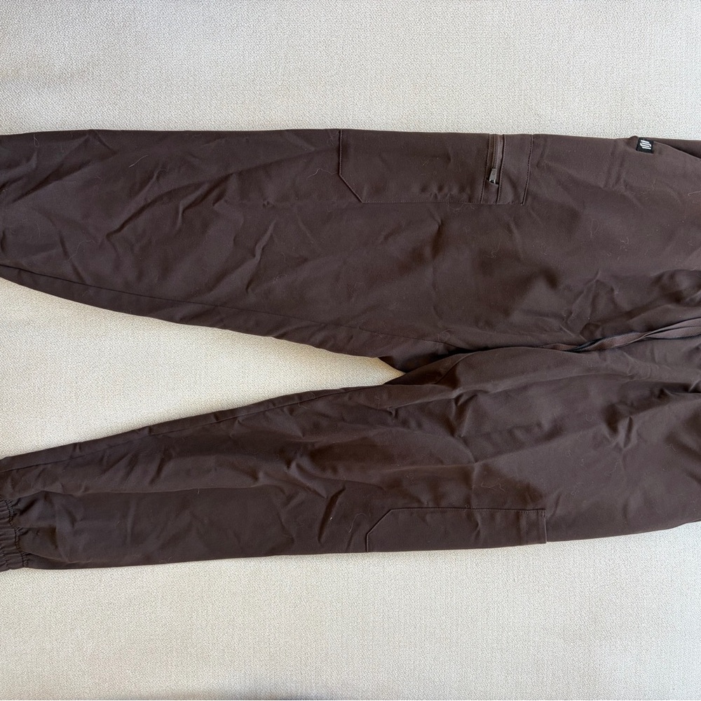 Jaanuu Womens espresso scrub pants, SP, like new